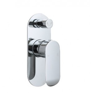 Oval Curve Shower Wall Mixer With Divertor